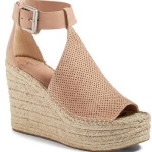 Marc Fisher Perforated Espadrille Wedge